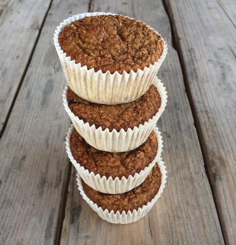 gezonde muffin snack suikervrij healthy tussendoortje